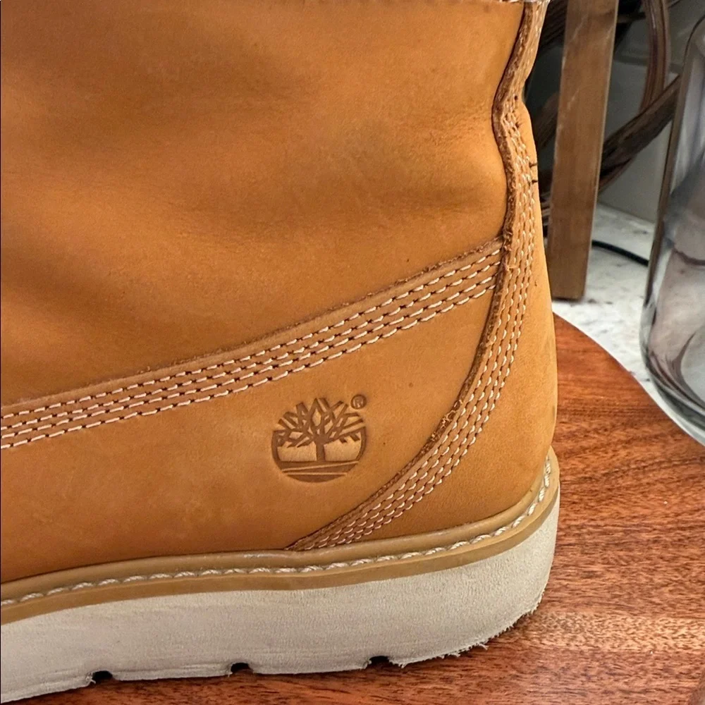 Timberland Womens Kenniston Wheat Tan Nubuck Leather Lace Up Boots - Picture 5 of 9